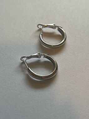 Silver Hoop Earrings